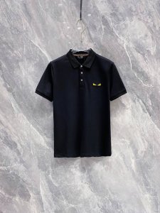 芬迪 2025Ss夏季新款 Logo男士翻领polo衫 经典商务男款 高端男装的天花板级别的商务男款 简约时尚大气不失优雅 单穿内搭体面过人 品质控 细节控的闭