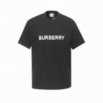 9041# 高端定制，独家最高品质版本Burb*家印花字母Logo圆领短袖T恤，采用独家定制270G原版1:1双股双纱纯棉面料，定织定染同缸无色差罗纹，定制1: