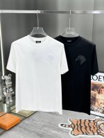 史蒂芬 25S春夏新款丝光棉T恤.经典选用客供190G定织丝光棉布制成，整件单品的面料质感极佳，着身舒适透气，即便是酷热的夏天也不会有闷热感可言！！！颜色：黑色