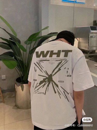 顶级版本上新 O23# -Off White黄色线条箭头印花经典短袖T恤 男女同款 明星同款- 美国设计师 Virgil Abloh 以年轻世代的流行文化为号召