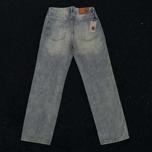 款号298 高品质 #Carhartt* 卡哈特 Fw23秋季新款日系主线户外工装系列水洗牛仔裤子. 男女同款 情侣款 定制牛仔面料 基于纯棉材质特性 透气性亲