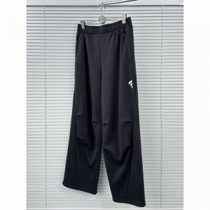 阿迪伞兵弯刀裤 碳黑 S-M-L-Xl Adidas Fustl M Kn Pant 运动系带舒适宽松直筒休闲裤 伞兵弯刀神裤 男女同款 货号：Jy0207 伞