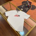 上新， Evisu福神2025新款男士佛头后背大M图案字母T恤短袖 颜色：白 尺码：S-Xxl S码 肩宽44 胸围96 衣长68 适合身材 -120斤 M码