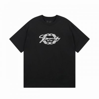 细节图 顶级版本 #Givenchy#纪梵希.25Ss.经典字母图案绣花短袖T恤 面料采用定制Giv全棉双纱面料 克重260G 手感松软细腻扎实 舒适透气不易变