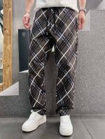 Bbu 巴宝莉 2025 春夏新款 时尚休闲裤 上身舒适透气 颜色: 绿色 白色 码数:M-3Xl