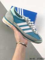 公司级带半码 阿迪达斯 Adidas 复古前卫都占了 联乘英国设计师品牌Wales Bonner X Sl 72 Og 经典复古低帮休闲运动慢跑鞋 尺码 36