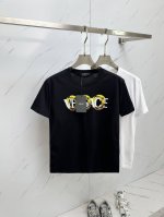 新款经典烫钻人像Logo情侣款短袖T恤 高版本高版本 原版面料 数码直喷印花工艺 网红明星同款 高版本 高 品质 440支定制280克双股丝光棉处理 手感非常舒