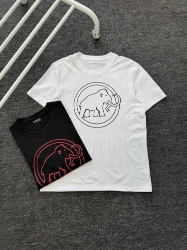 mammut 猛犸象 男子休闲运动速干镂空大象印花情侣短袖T恤 小红书热门爆款，明星网红同款穿搭，男女日常通勤穿搭必备单品！ 高品质7A抗菌三防户外面料，亲肤透