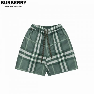 巴宝莉Burberry 24Ss经典大格纹滑料短裤 - 格纹弹力抽绳短裤 内里网布里 定位对格剪裁 休闲宽松版型100%聚酯纤维斜纹面料 干爽透气又比真丝更加实