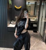 新款上新！100 马吉拉/Maison Margicla数字字母情侣款短袖T！宽松版型！ 采用顶级230克凯迪纯棉爽滑面料！无敌质感！ 高端面料无任何缺点！ 肩
