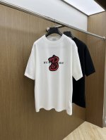 新款 Bbr 2540Fw春夏新品圆领打底外穿T恤，立体感Logo微廓形半袖活性纯棉打底T恤，棉，手感面糯有骨感，柔而有韧性。工艺处理，韧性和抗皱性能得到大幅度