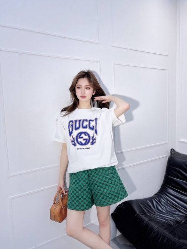 顶级最高版本 Gucci 古驰 酷奇 经典龙纹印花短袖半袖T恤 男女同款 情侣款 宽松版型 最高版本 原版面料 高版本 高品质 所有细节 面料辅料工艺 全部1: