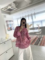 no Name上新 新款Rouje春夏腰果印花衬衫 Sml