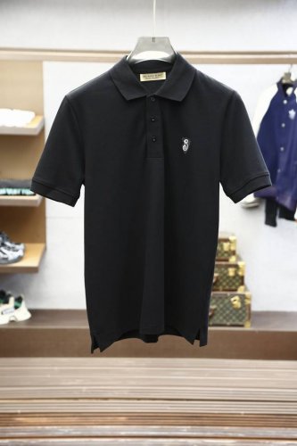 新品巴宝莉- Ss夏季新品 男士胸前经典徽标刺绣珠地网眼商务休闲短袖polo衫 香港洋行渠道货 重磅高端级臻品 完美沿袭了prada家的精髓与基因 胸前衣身同色