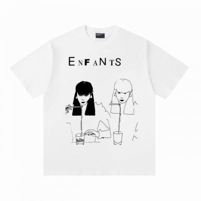 Ert06 复古美式短袖T 颜色：黑色 白色 码数:S-Xl