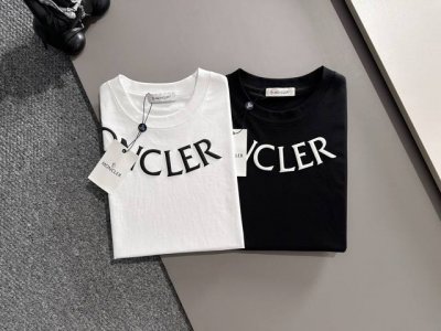 Moncler 蒙口 2025春夏新品 三标齐全 丝光棉短袖T恤 立体发泡工艺 好货不用过多介绍 看细节 专柜码数 M-Xxxl 175 140建议L