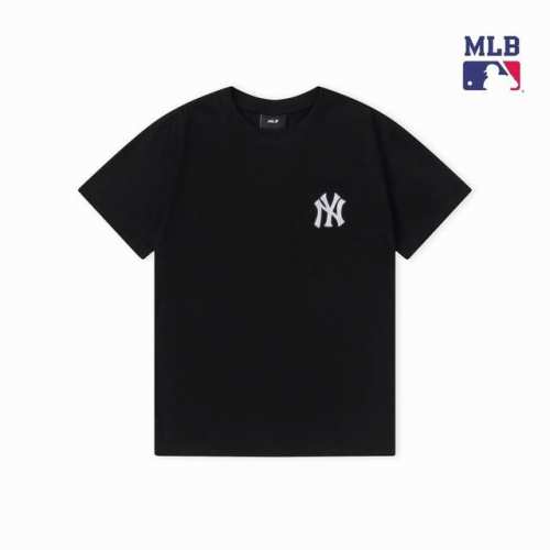 上新 高品质 Mlb新款刺绣短袖 男女同款，后背Logo采用印花工艺，边缘加上刺绣的点缀，更是立体感十足，颜色清新自然，轻松打造夏日气息，面料采用240克双纱纯