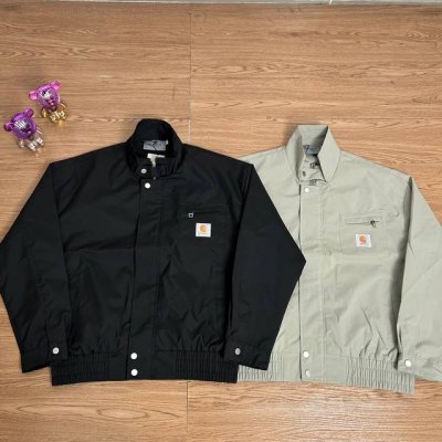 Carhartt卡哈特底特律拉链口袋夹克 甄选品质 实拍可见 面料采用高品质优质夹克防水设计面料 多处机能拉链设计 整件二本针走线 机能工装日系风十足 当季必备