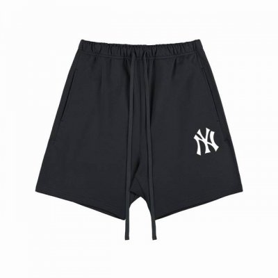 洋基队Mlb基础款印花双股400克纯棉毛圈男女情侣款短裤 面料：独家定制面料采用400G纯棉毛圈面料市场找不到第二家，可以说一条短裤能穿5年毫不夸张，宽松版型