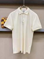 Burberry巴宝莉 2025官方春夏新款 男士翻领短袖polo衫，胸口精致Logo，高端主线系列，进口丝光珠地棉面料，面料属性皆为上乘，缔造出独一无二的面料