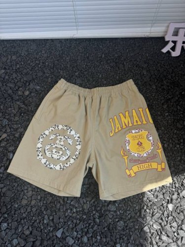 Stussy X Denim Tears 联名款 Ss25 印花休闲短裤 男女款 - 细节方面元素丰富 stussy招牌黑桃八号球 ist牌均为百灵达刺绣工艺制