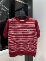 miu Miu25早春新款针织上衣 Sml