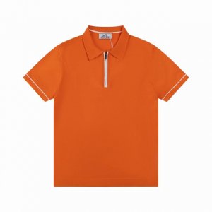 120 Hermes 爱马仕 针织衫Polo衫 升级，灵感源自八十年代复古 原版面料 官方同款 圆领针织衫T恤 定制 网纱毛衣针织面料 手感非常舒服 春夏最新砖