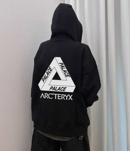 Arc‘Teryx 始祖鸟 X palace联名系列春季连帽卫衣 高品质，做细节 甄选新疆华棉面料 手感软糯细腻 上身充满质感 非常轻便舒适运动宽松版型不紧身
