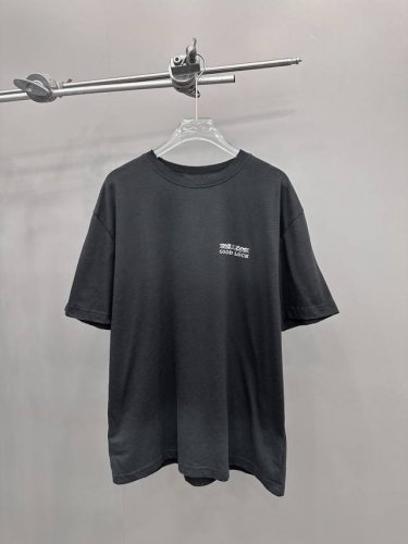大王 ｜ 新款短袖T，成衣洗水吊磨喷色加前后印花工艺，日本进口竹节棉面料，男女同款，尺码Sml