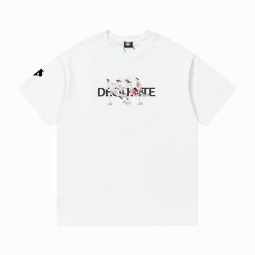 2018# 高版本 迪桑特 Descente 25Ss 新款印花短袖 采用280G专用双纱厚重面料 采用进口康丽机直喷白癦印花工艺 宽松版型 男女同款 码数：1