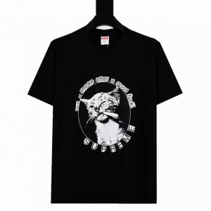 s190P80 灭世纵横 Supreme 23Ss Business 恶魔交易契约印花T恤 拒绝看图做货 拒绝拿错误版本对比 采用圆筒无缝工艺（原版工艺 衣服侧