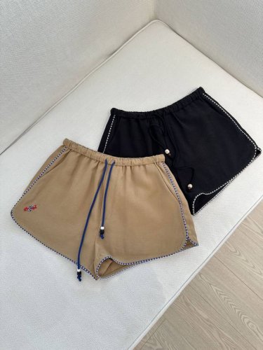ys ｜New Summer Collection 亚麻休闲短裤 配色很洋气 绣花细节非常精致 版型很正 非常舒服的质感～ Sml