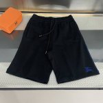 上新 纯原臻品 顶级原版复刻 Burbberry巴宝莉2025新款蓝色刺绣战马休闲短裤 原版面料高版本高品质 网红明星同款 定制400克重博鳞大卫衣面料 战马L