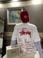 斯图西Stussy Ss24 Wiki Tee 夏季系列纯色红框商品标签短袖T恤男女同款 Stussy斯图西 起源于美国南加州冲浪圣地，创始人Shawn将滑板服