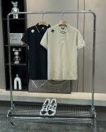迪桑特25Ss夏季新款翻领polo短袖T恤 男女同款 情侣可搭 店主强烈推荐 采用高品质纯棉针织面料 上身舒适透气不闷热 简约百搭不挑人 胸前经典简约硅胶立体小