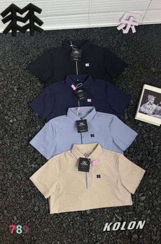 Kolon Sport 可隆 25Ss夏季新款翻领polo衫户外运动短袖T恤 官网专柜同步在售 精选科技面料 对于品质控和面料控者必入的单品！ 面料采用全棉双股