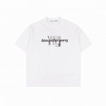 alexander Wang 亚历山大王 25Ss 油画字母短袖T恤 面料采用定制240G 26支特滑双股精棉平纹高密无尘全棉布料。前幅高密度加厚，走线平整，代