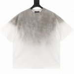 chromehearts 克罗心 25Ss 十字架贴布刺绣水洗破洞短袖T恤 秀场私人订制系列 整衣做旧激光烧花定制300克双纱面料 美式酸洗做旧原身布激光烧花加