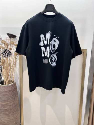 Size：S M L Xl 黑白两色 男女同款197536374260060091 Maison Margiela 马吉拉 手绘印花半袖T恤 重磅纯棉成衣洗水破