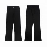 Maison Margiela Mm6 马吉拉四角标微喇微阔显瘦男女同款西装裤休闲裤 Color：黑色 Size：S M L Xl Number：2428 原版