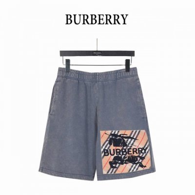 burberry 巴宝莉 25Ss 战马毛巾绣格纹贴布洗水做旧炒色短裤 左边毛巾绣经典刺绣格纹贴布 激光专业对格对线裁剪大货 整体细节完美 内里与Zp一致 裤头