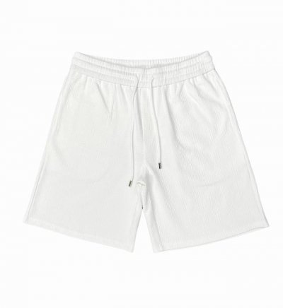 fendi 25春夏新款 毛巾提花Logo短裤，原版定织定染毛巾提花面料，专门定制Logo五金装饰，对版开发，纹理立体清晰，横机衫脚工艺，定制字母标识纽扣，细节