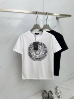 新款经典烫钻人像Logo情侣款短袖T恤 高版本高版本 原版面料 数码直喷印花工艺 网红明星同款 高版本 高 品质 440支定制280克双股丝光棉处理 手感非常舒