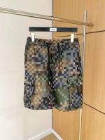 Lv2025春夏新款特定面料 Logo休闲裤颜色：黑色码数：M-Xxxl
