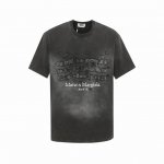 p120 mm6 Maison Margiela 马丁·马吉拉，重工绣花贴布绣手工剪，重工洗水，喷马骝十炒盐 独家定织定染高克重紧密精梳棉面料 春夏最新砖柜同步