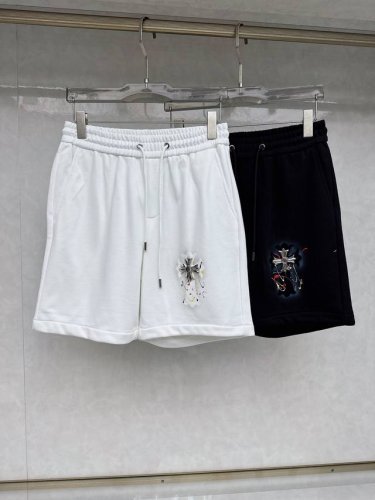 克罗心 5S 手绘定制标 春夏新款休闲短裤 ，舒适度极好，手触感强烈。辨识度极高 定制进口面料 色泽清新 做工精细 码数 S 3Xl