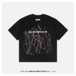 maison Margiela 马吉拉 25Ss 泼墨线条倒置印花短袖 面料采用230克重精梳棉，定制32支1*1螺纹，成衣两遍水洗处理，面料舒适亲肤无异感，定