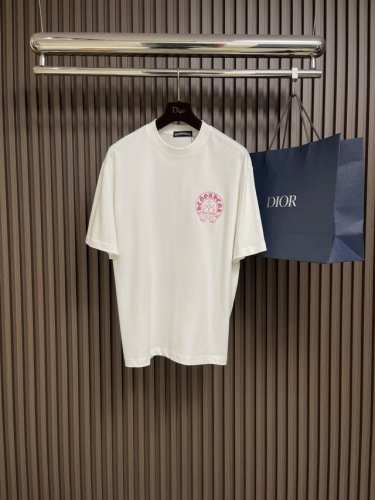 Ch 克罗心男士刺绣立体Logo圆领短袖T恤 打破常规．进口客供面料！柔软细腻温润轻盈，质感区别于普通棉质面料．略带厚重感才是真正的精髓所在．一体成型的细节与工
