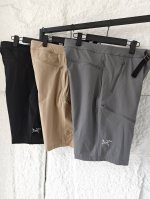 arc Gamma Quick Dry Short 纯色Logo刺绣舒适直筒工装速干轻量透气休闲短裤 你的每次热浪突围都在重写户外生存法则 三色灰度即是对抗平庸