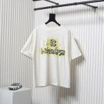 balenciaga 巴黎世家 手绘Bb字母印花圆领T恤定制高克重 针织棉面料精心制作，手感特别的扎实，质感拉满，松软细腻上身舒适，优越的吸湿排汗性能，不闷热！